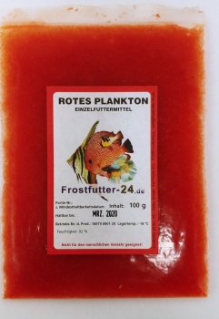 Rotes Plankton 100g Flachtafel