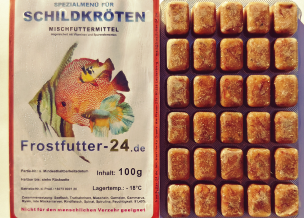 Schildkrötenfutter 100g Blisterverpackung